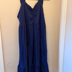 Navy tiered sundress in great condition